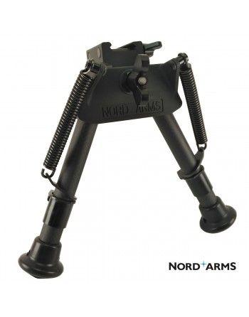 Dvounožka Nord Arms Type1 nízká, carbon, integrovaná montáž