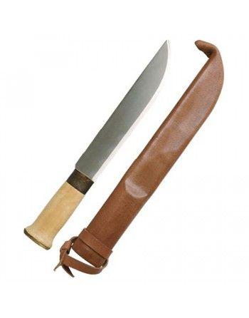 Nůž MIL-TEC FINSKÝ velký 32cm s koženým pouzdrem