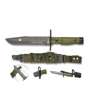 Nůž BAYONET K25 s pouzdrem ZELENÝ