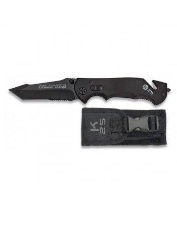 Nůž K25 19127 záchranář ČERNÝ
