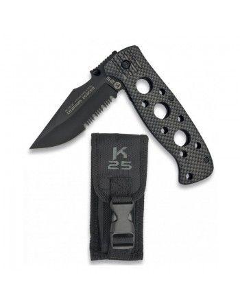 Nůž zavírací K25 19221 ČERNÝ