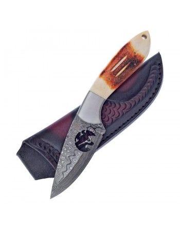 Nůž lovecký SKINNER damašková ocel