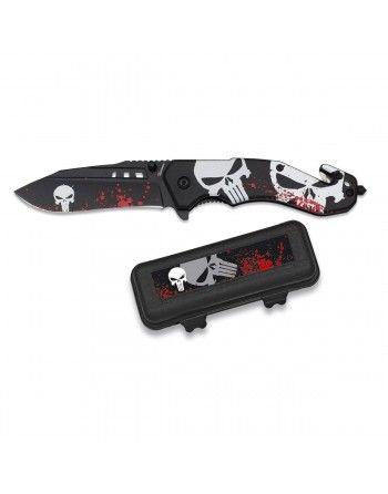 Nůž zavírací LEBKA PUNISHER s řezákem