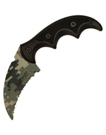 Nůž KARAMBIT zoubkované ostří DIGITAL