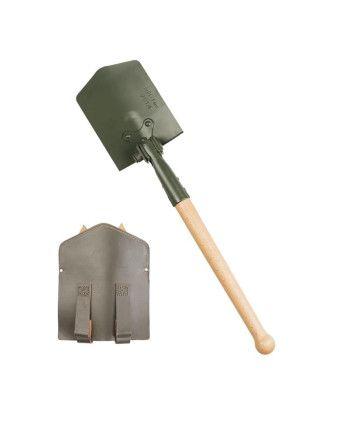 Rýč BW typ sklopný s kopáčem a koženým pouzdrem