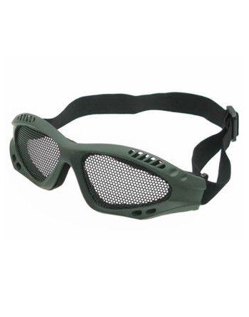 Brýle s kovovou mřížkou Zelená