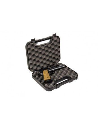 Kufřík na pistoli Megaline 24,5x17,8x3,9 cm černé s černými přezkami
