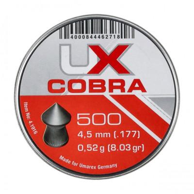 Diabolky UMAREX Cobra Pointed Ribbed 4,5mm 500ks