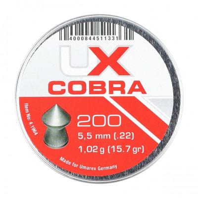Diabolky UMAREX Cobra Pointed Ribbed 5,5mm 200ks