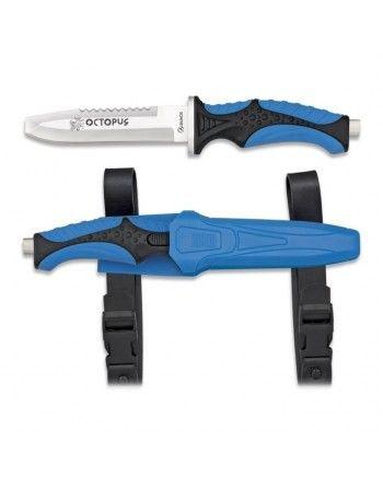 Nůž Albainox OCTOPUS potápěčský MODRÝ