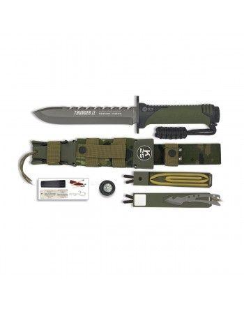 Nůž K25 nůž na přežití THUNDER II CAMO/OLIV