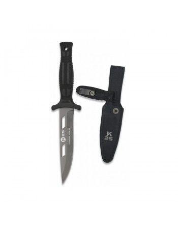 Nůž K25 32193 pevná čepel ČERNÝ