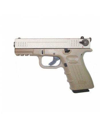 Pistole ISSC, M22, ráže 22LR HV, bicolour (desert-nikl)