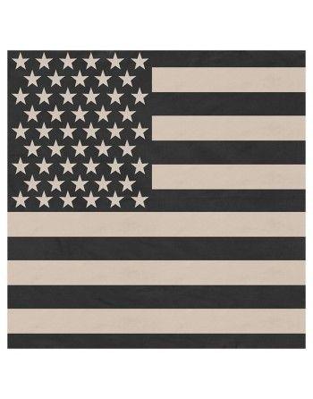 Šátek vlajka USA 55 x 55 cm DESERT
