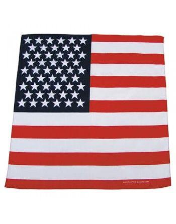 Šátek BANDANA 55x55 cm vlajka USA