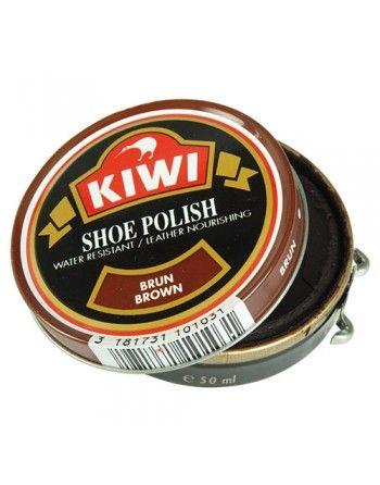 Krém na boty KIWI 50 ml HNĚDÝ