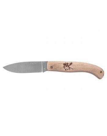 NŮŽ JOKER NH78-2 DŘEVO MOTIV JELENA 8 CM